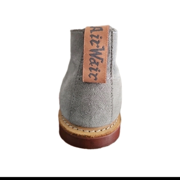 Dr. Martens Mens Gray Suede Manton Desert 2 Eye Boot 11